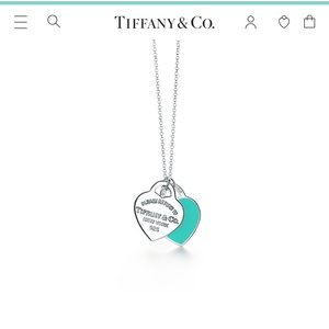 Double Heart Tag Pendant